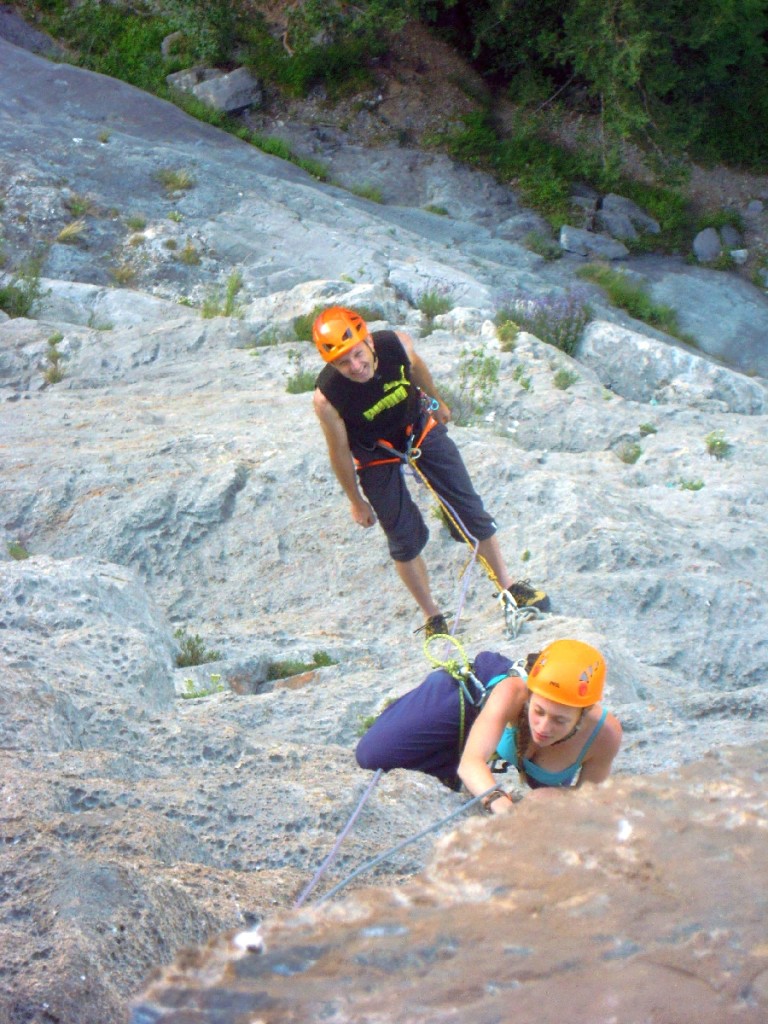Activités escalade grande voie à la journée ou en stage