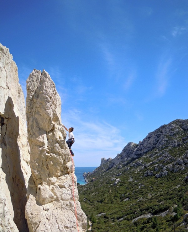 Calanques escalade à Sormiou