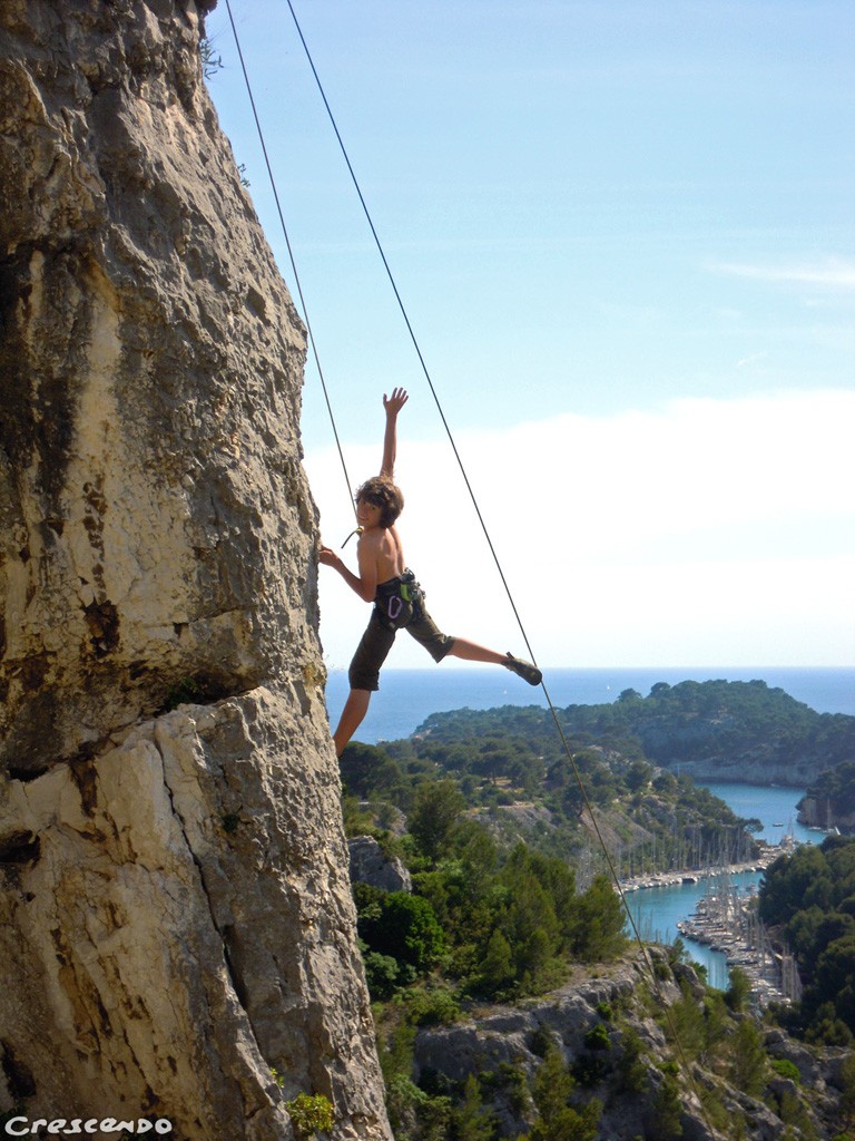 Calanques Stage Escalade Jeune - Stage d'escalade en falaise