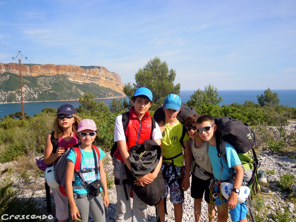 Stage Escalade Jeune - stage initiation escalade calanques