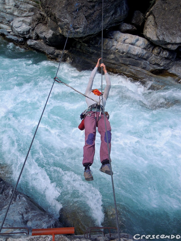 stage escalade Queyras calcaire grande voie
