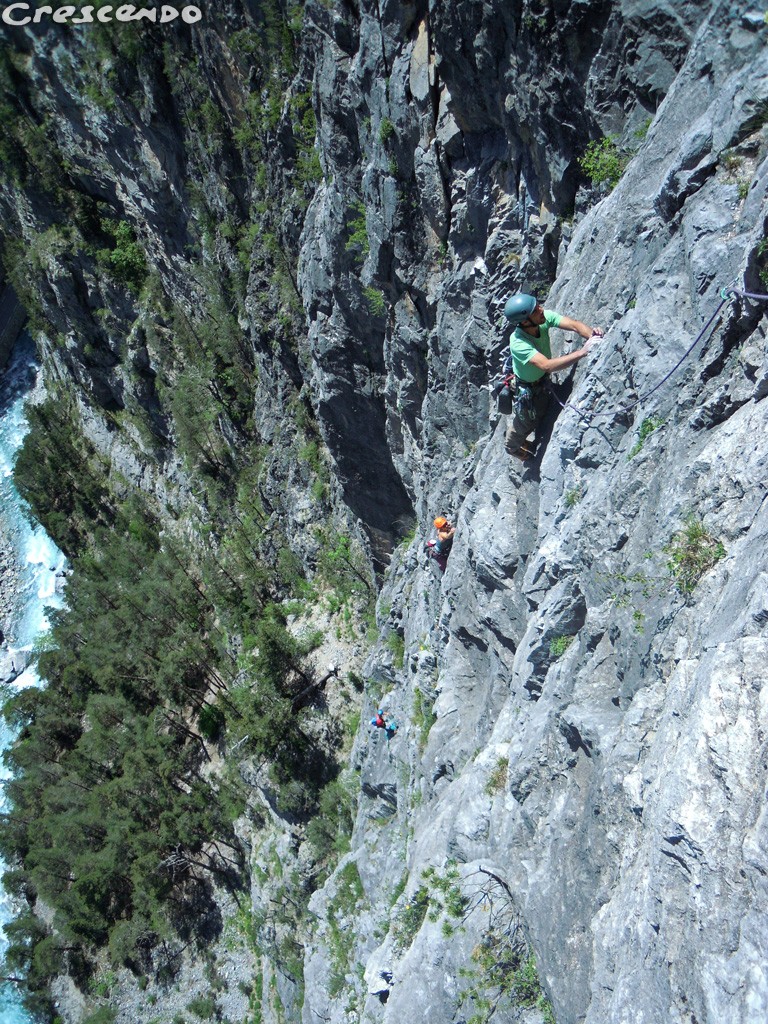Stages escalade grandes voies Queyras calcaire