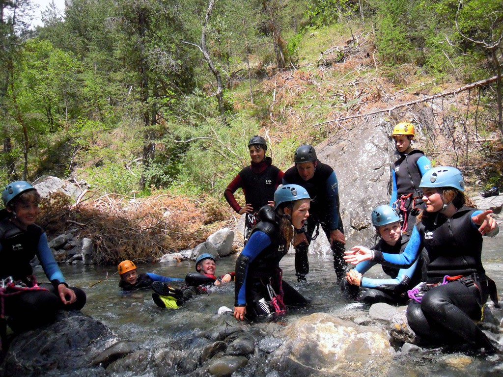 Canyon enfant Risoul, Canyoning Vars, Découvrez le canyonisme avec un BE de canyon dans les Hautes Alpes (05) - Sorties enfants