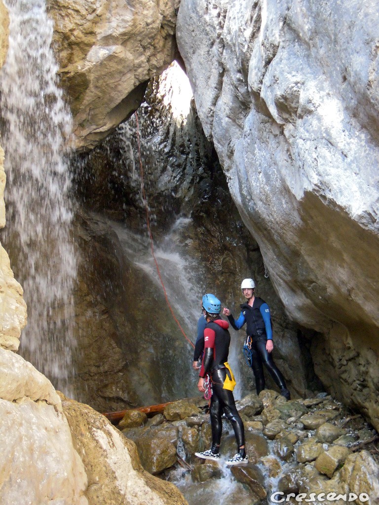 Canyoning - Séjour et vacances été en montagne dans les Hautes alpes