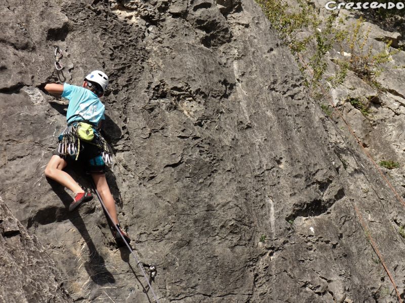 CAF d'Embrun - stages et cours d'escalade - jeunes