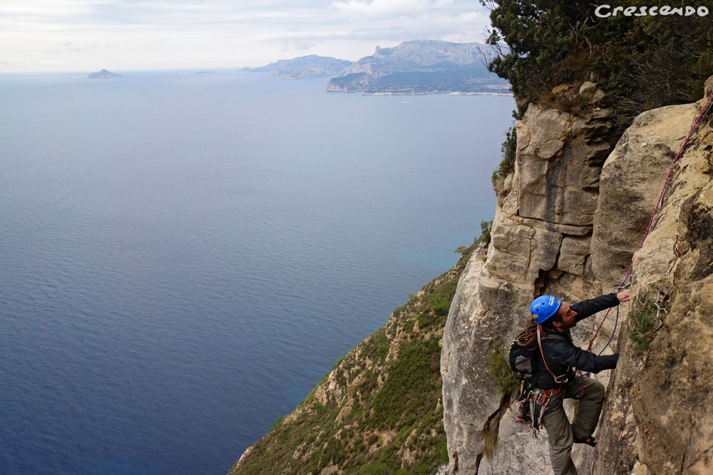 Cap Canaille - syndrome de lime, Grandes voies escalade avec un encadrement personnalisé