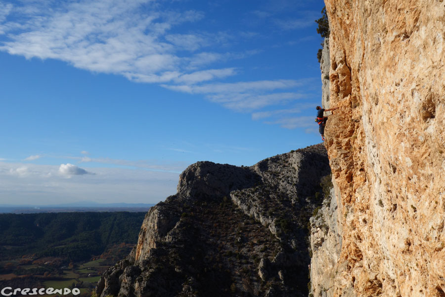 Verdon - Courchon - moniteur escalade