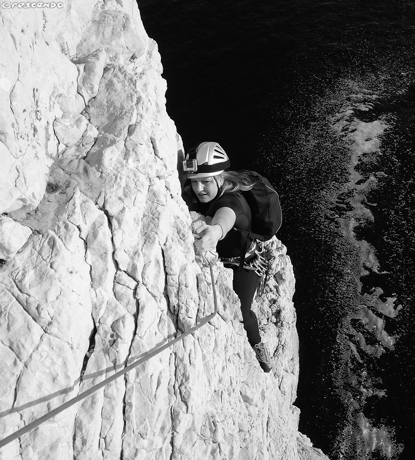 Initiation escalade Calanques