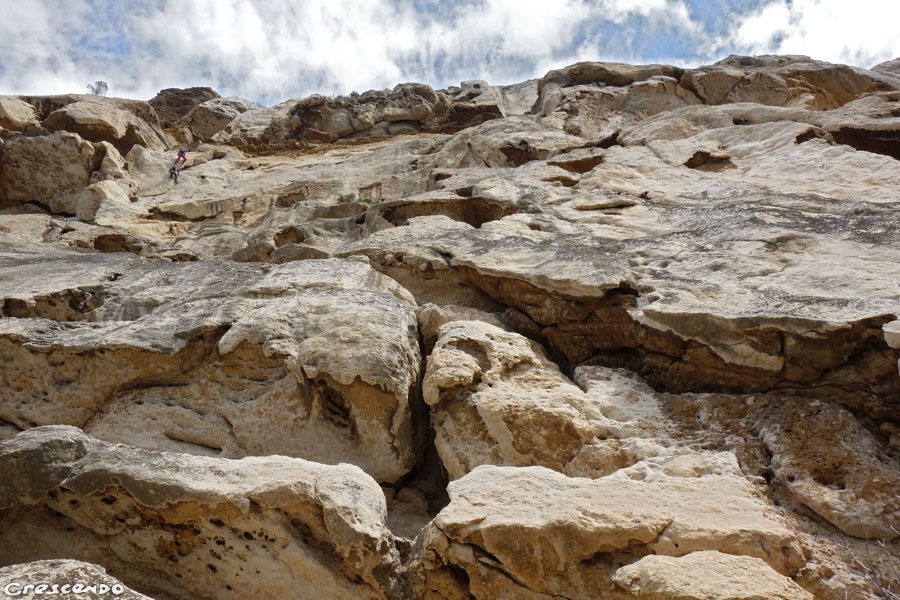 Canaille, secteur Pendule, Stage grandes voies - Stage d'escalade en falaise avec un moniteur