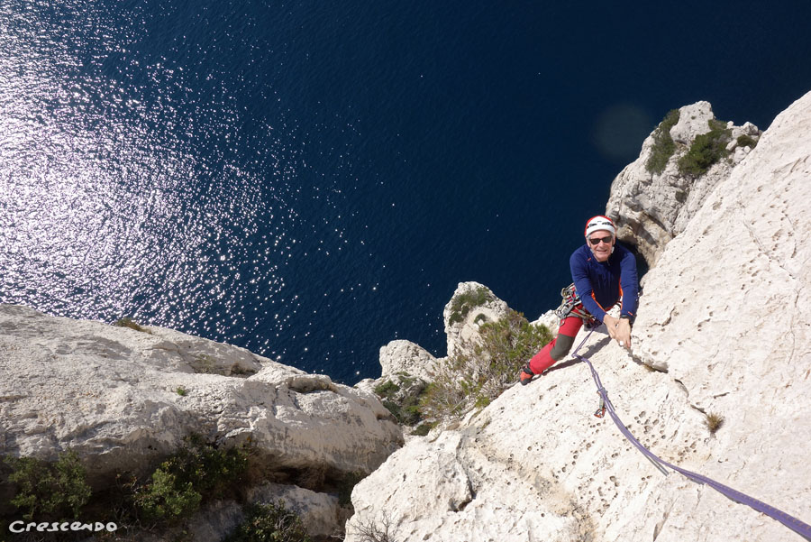 Stage escalade dans les calanques, découvrez l'escalade dans le Castelvieil