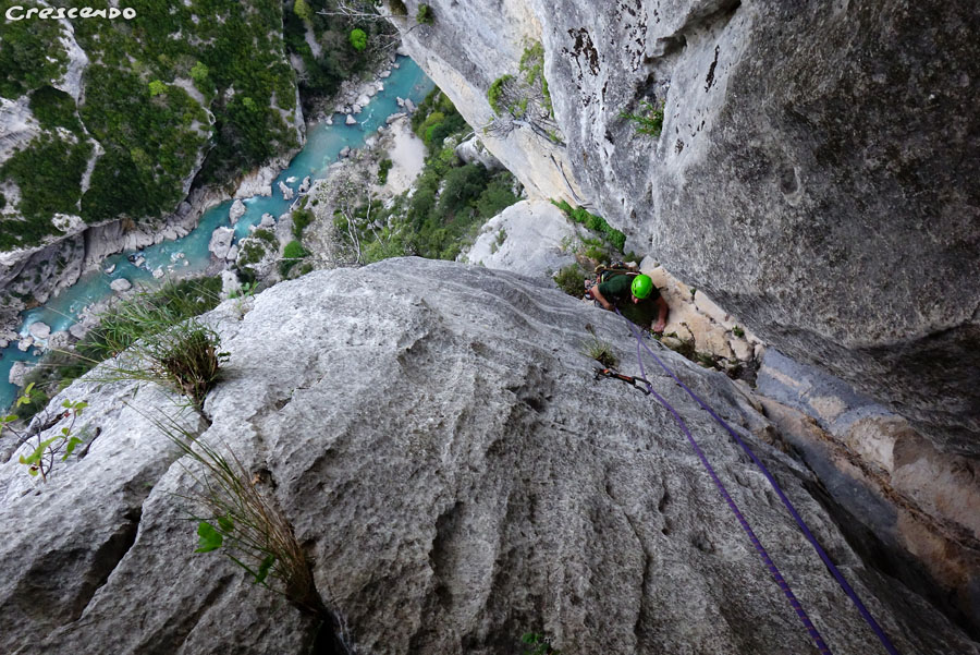 Tuyau d'orgue et Ula - Stage d'escalade en falaise