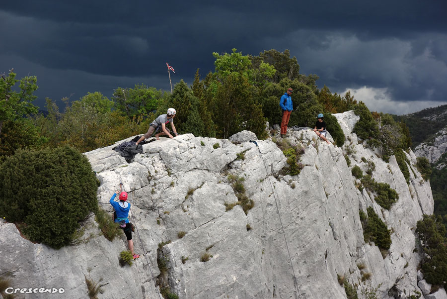 Carelle Verdon, escalade verdon grandes voies