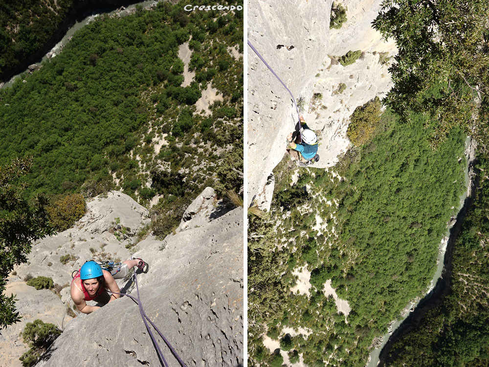 Verdon escalès - week-end et stages escalade - Sud de la France