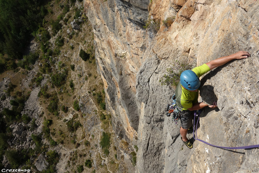 grandes-voies dans les hautes-alpes, ponteil