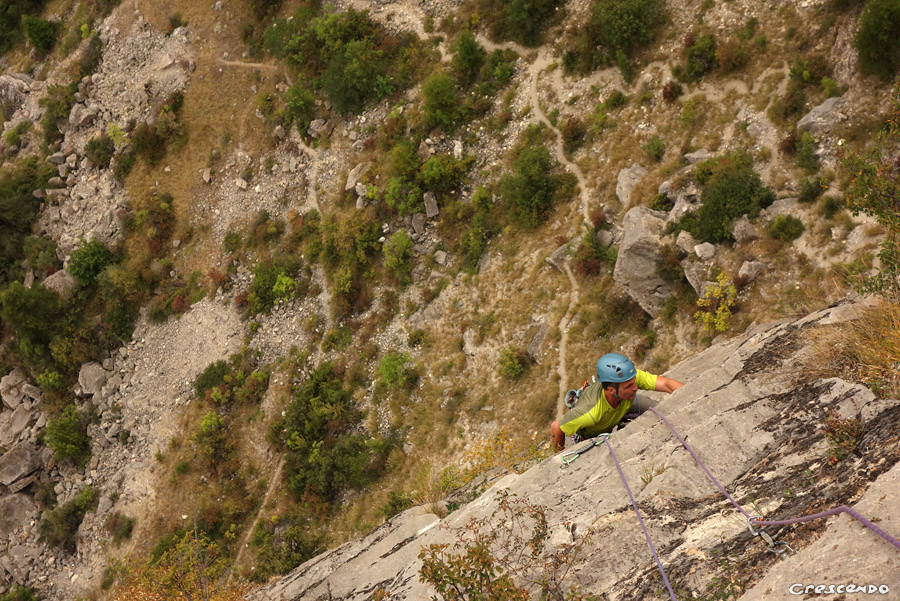stage grande-voie, autonomie en falaise