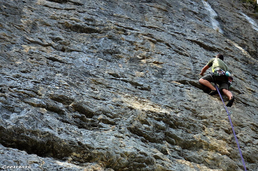 découvrir la grande voie, formation escalade