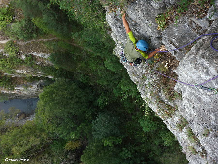 séjour escalade sud, grande voie, autonomie en escalade