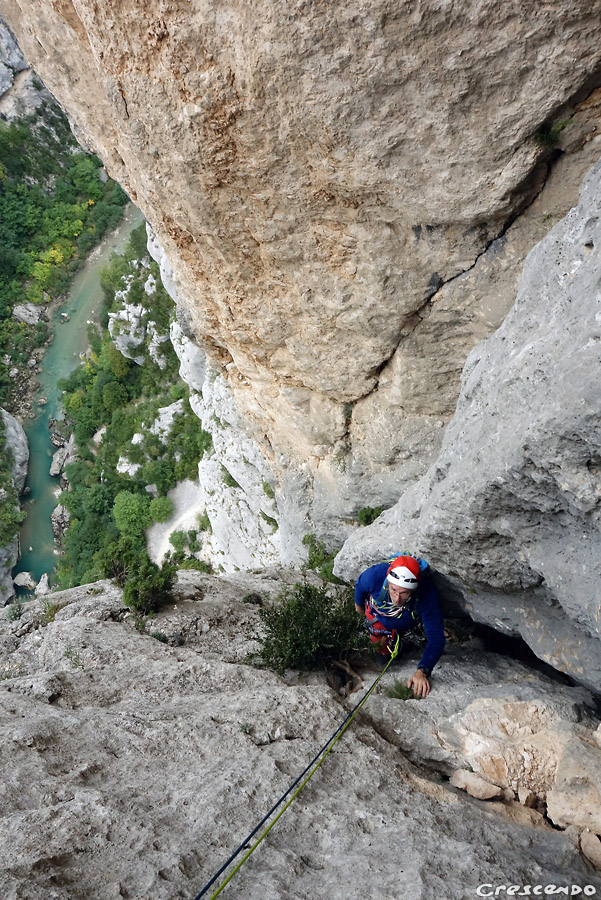 gorges du Verdon, escalade au Verdon