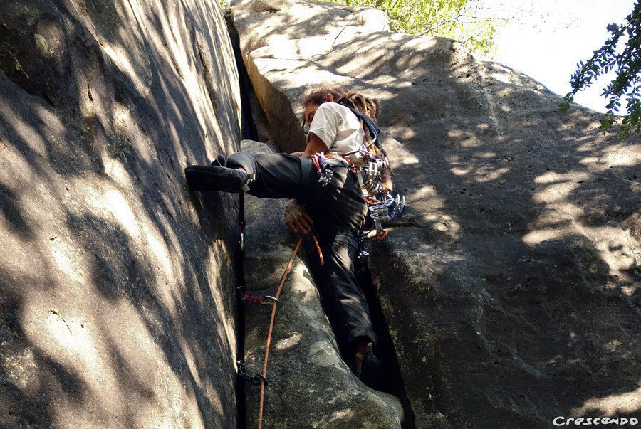 tradclimbing, escalade, initiation