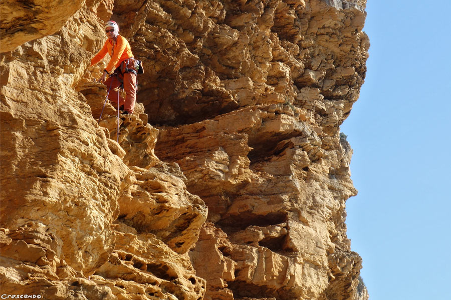 stage d'escalade, stage grande voie