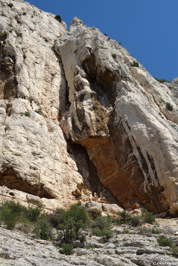 Dièdre américains, Calanques escalade, moniteur d'escalade, apprendre l'escalade