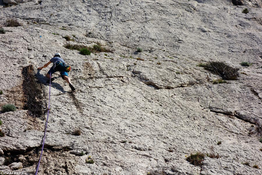 découverte escalade, escalade Sormiou