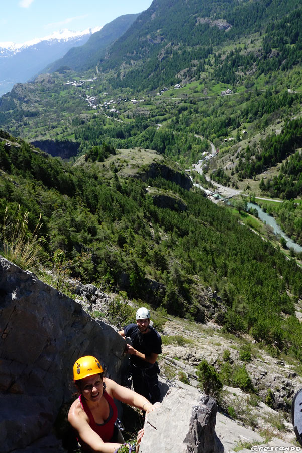 grande voie calcaire, stage escalade, grande voie adulte, moniteur escalade