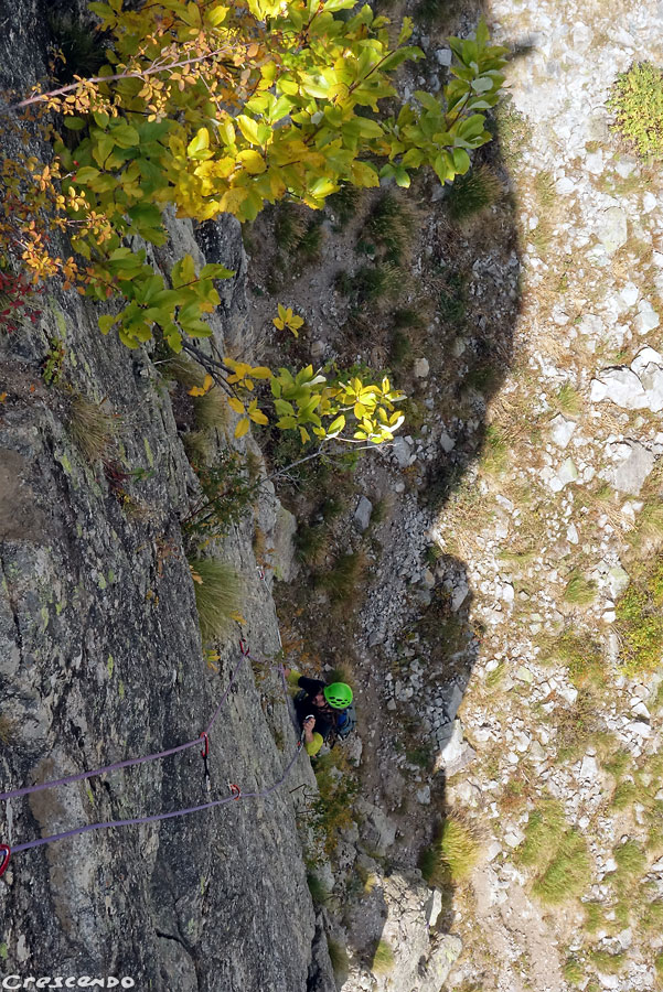 granite en grande voie, escalade en grande voie
