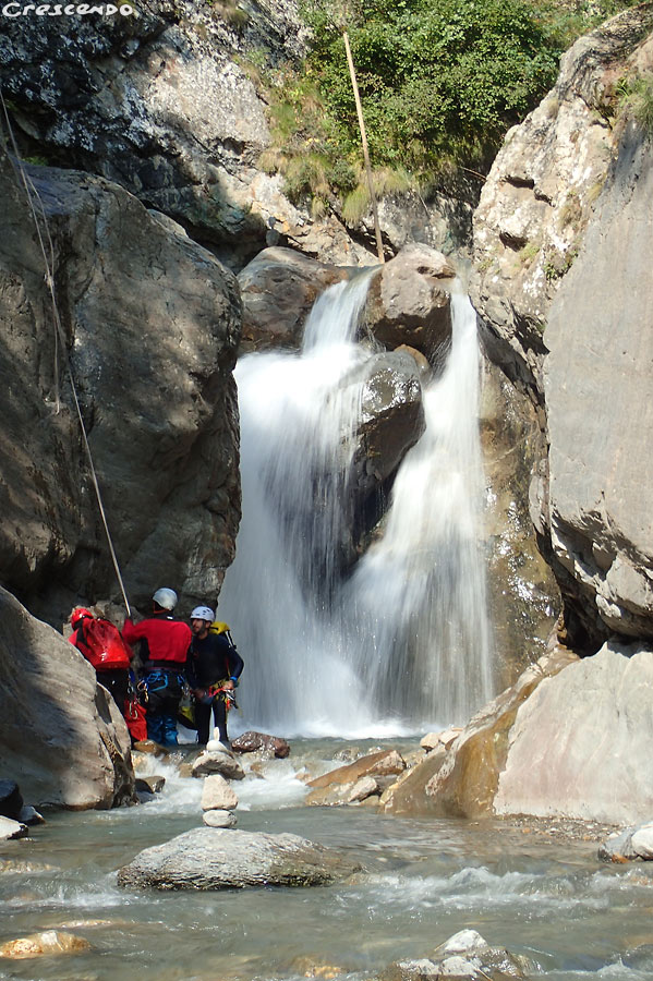 découverte canyon, progression canyoning