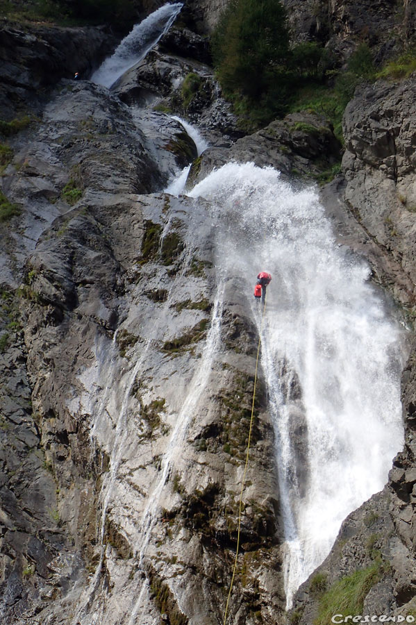 canyon pratique, faire du canyon, apprendre le canyon