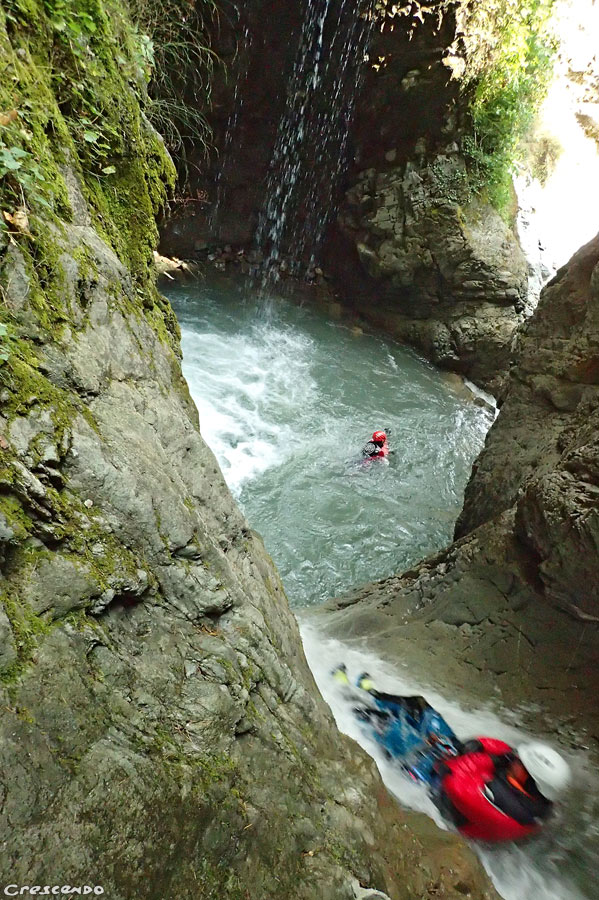 canyoning sportif 05, moniteur de canyon 05