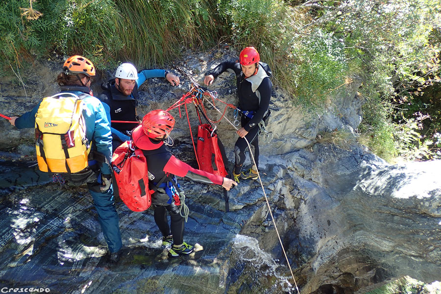 canyoning hautes-alpes, canyoning Palvoux, canyon Vallouise