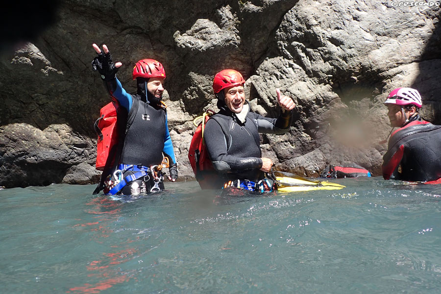 formation canyon, formation hautes-alpes, canyoning guide