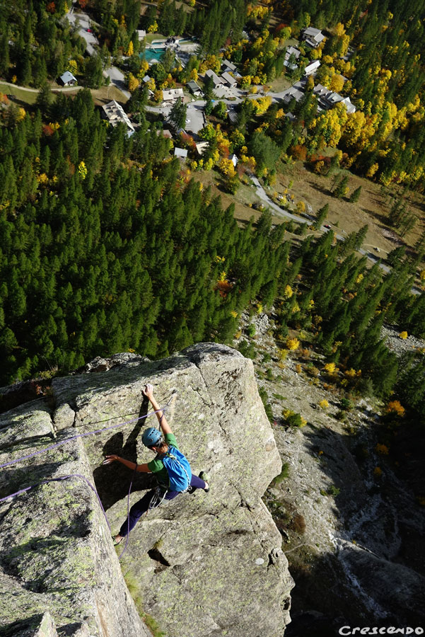 escalade Ailefroide, grimper en grande voie