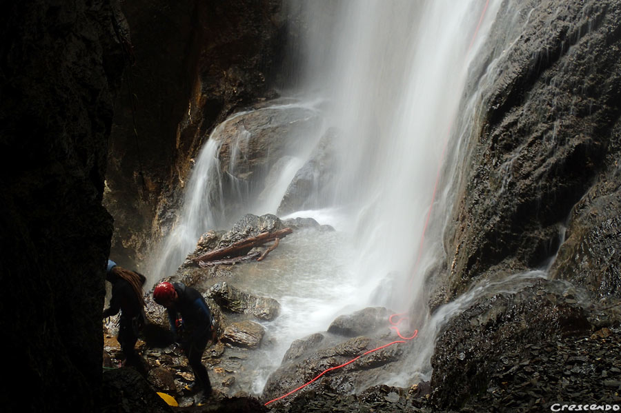 formation canyon, queyras canyoning, canyon formation