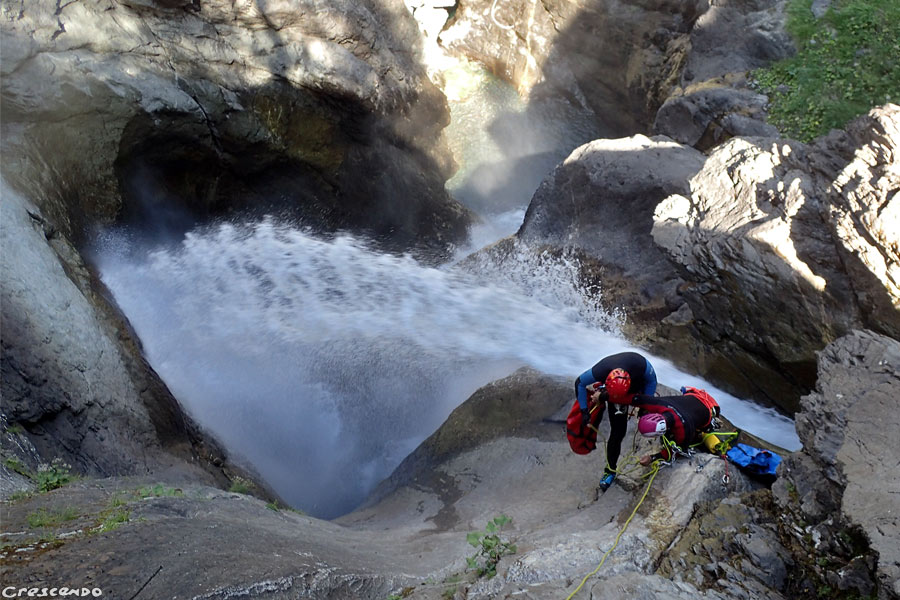 geyser des Oules, canyon des Oules, faire du canyon, formation canyon