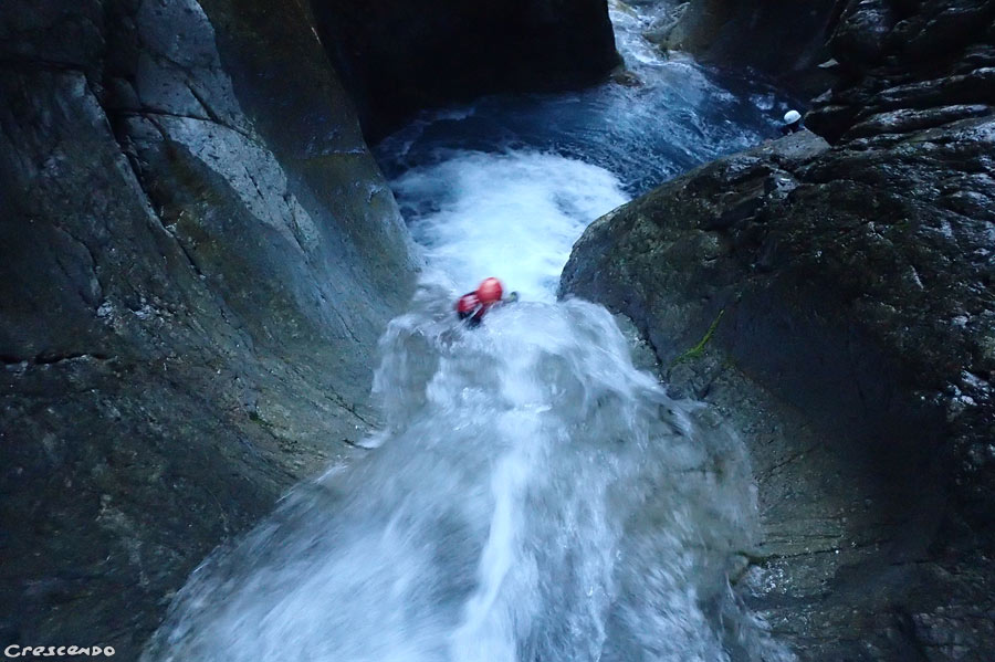 toboggan canyon, canyon ludique, canyon sportif 05