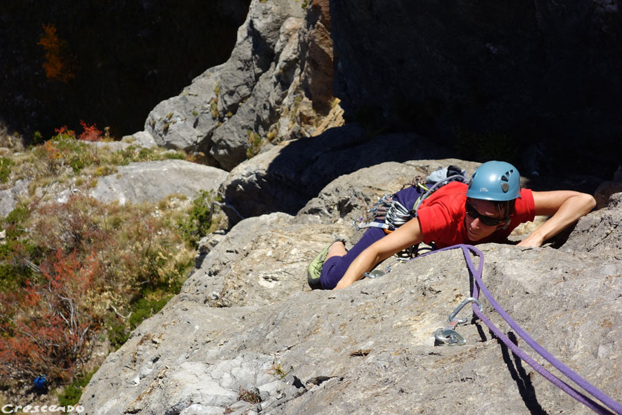 Paroi des Lys, escalade dans les hautes-alpes