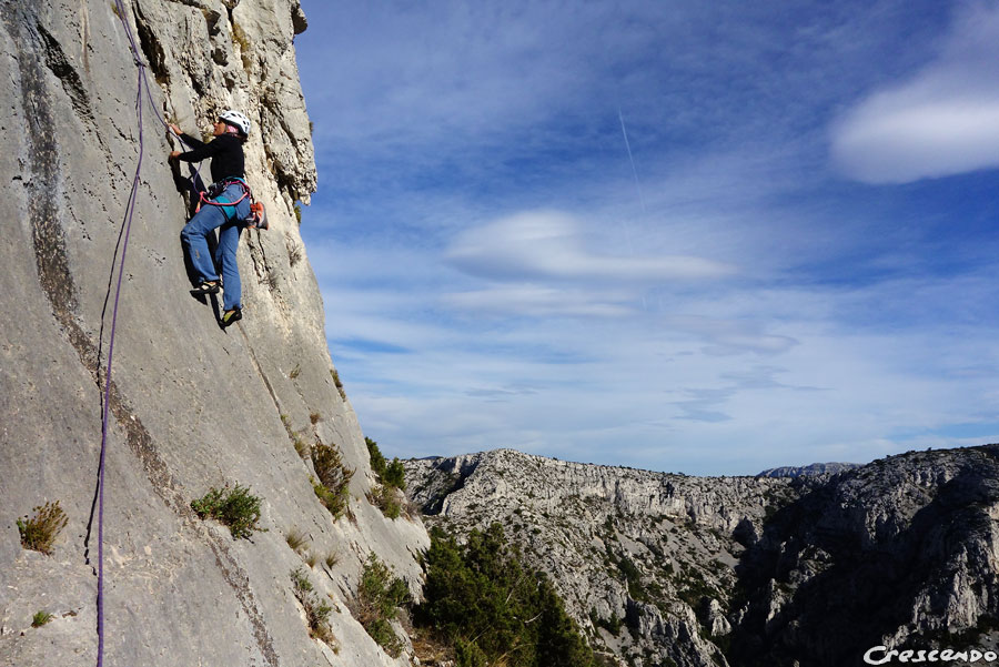 Grimper l'hiver, grimper l'hiver dans les Calanques