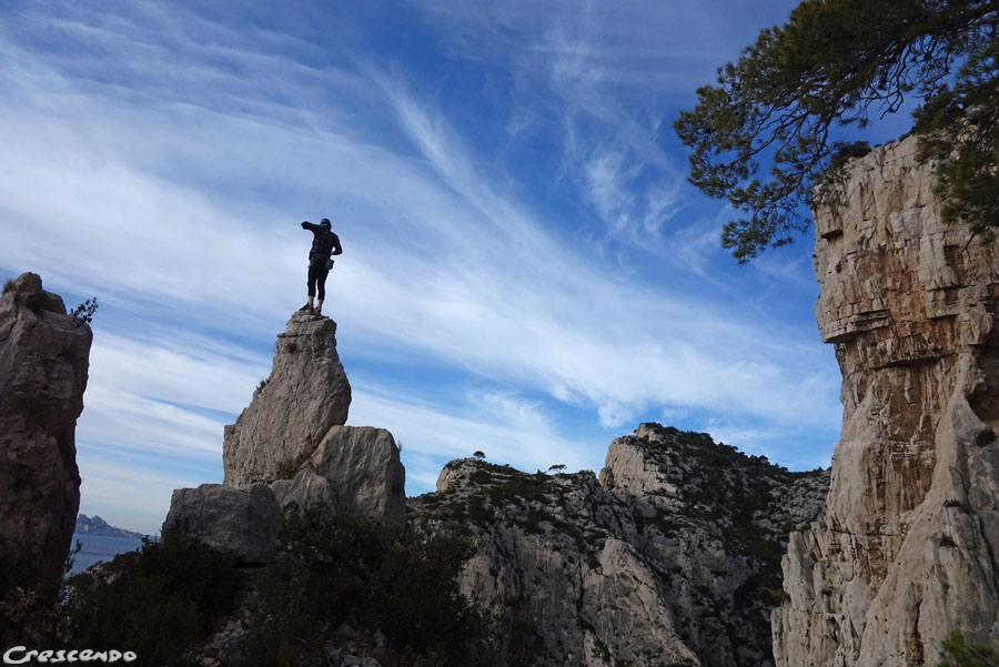 grimper Calanques, escalade Calanques, calanques de l'Oule
