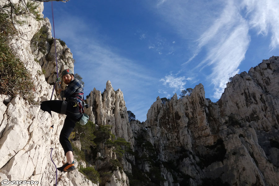 Trou du Serpent, Calanques escalade, grimper dans les Calanques