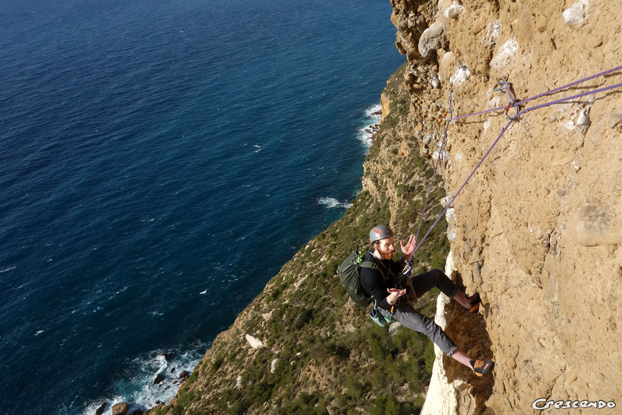 Escalade Cap Canaille, grimper en Provence, escalade grandes voie, escalade l'hiver