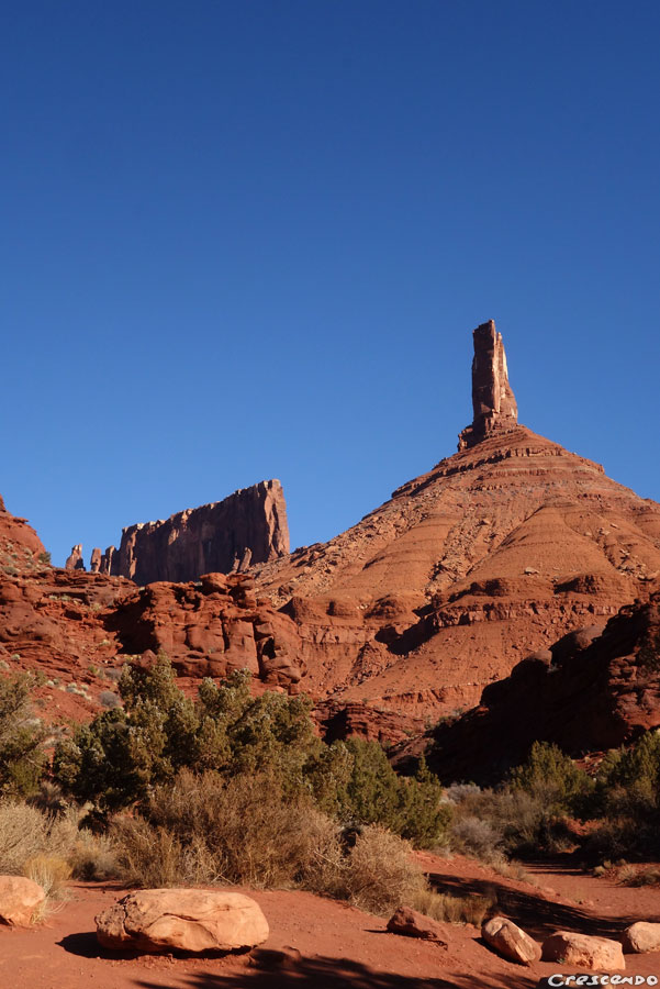 Castleton tower escalade, moniteur séjour escalade, guide d'escalade