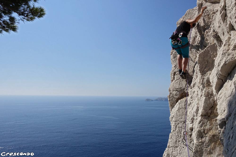 Escalade, Calanques, grande voie Calanques
