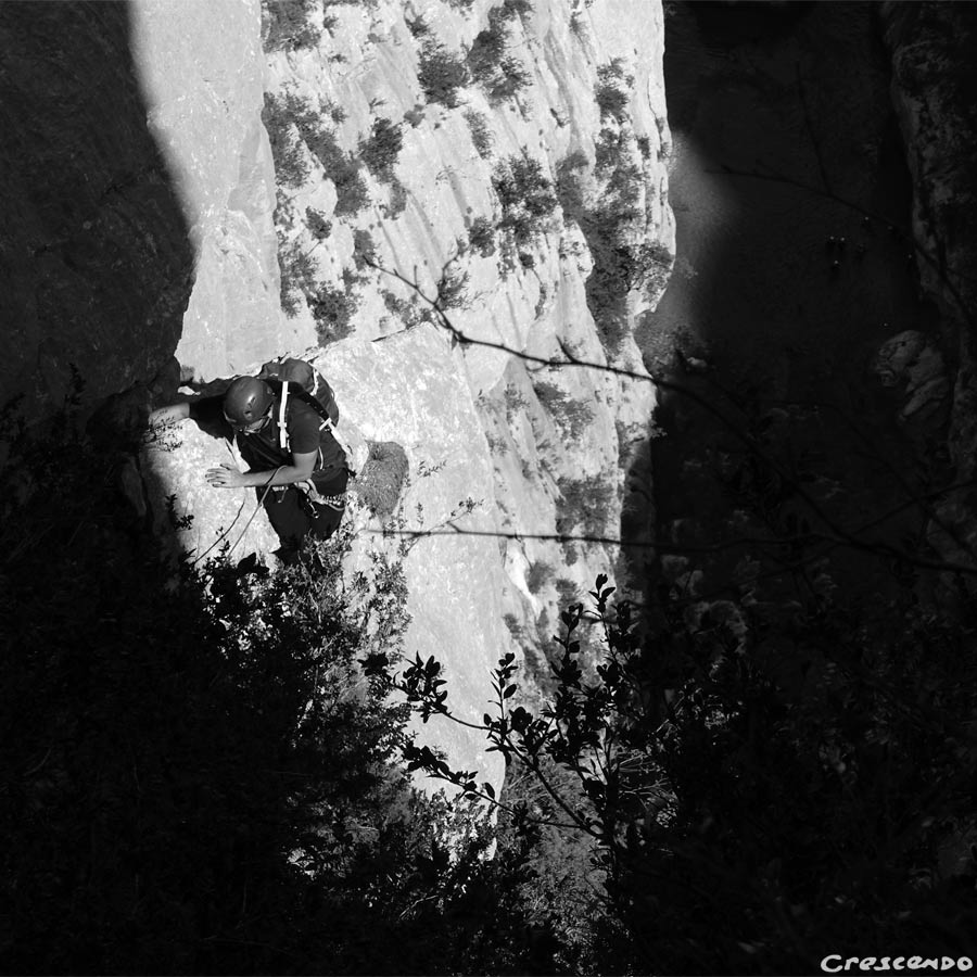 Verdon escalade, moniteur escalade, séjour grande voies