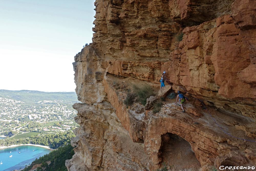 Escalade Ouvreur de Bouse, grimper en grande voie