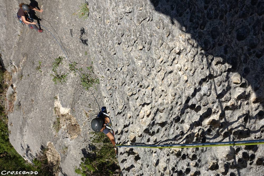 rocher Verdon, moniteur grande voie