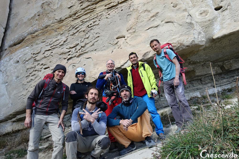 trad à Annot 2019, crescendo escalade