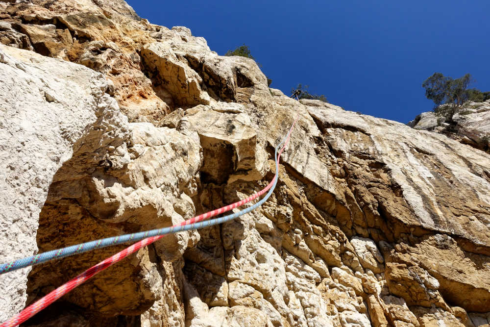 apprendre l'escalade, stage grande voie