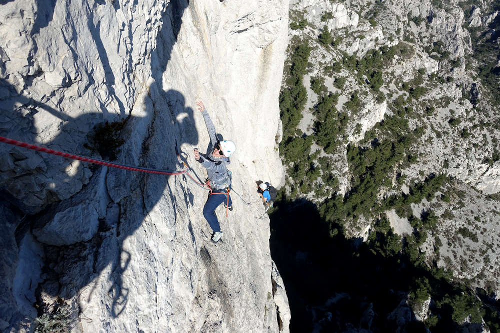 grande voie, sortie initiation, perfectionnement escalade